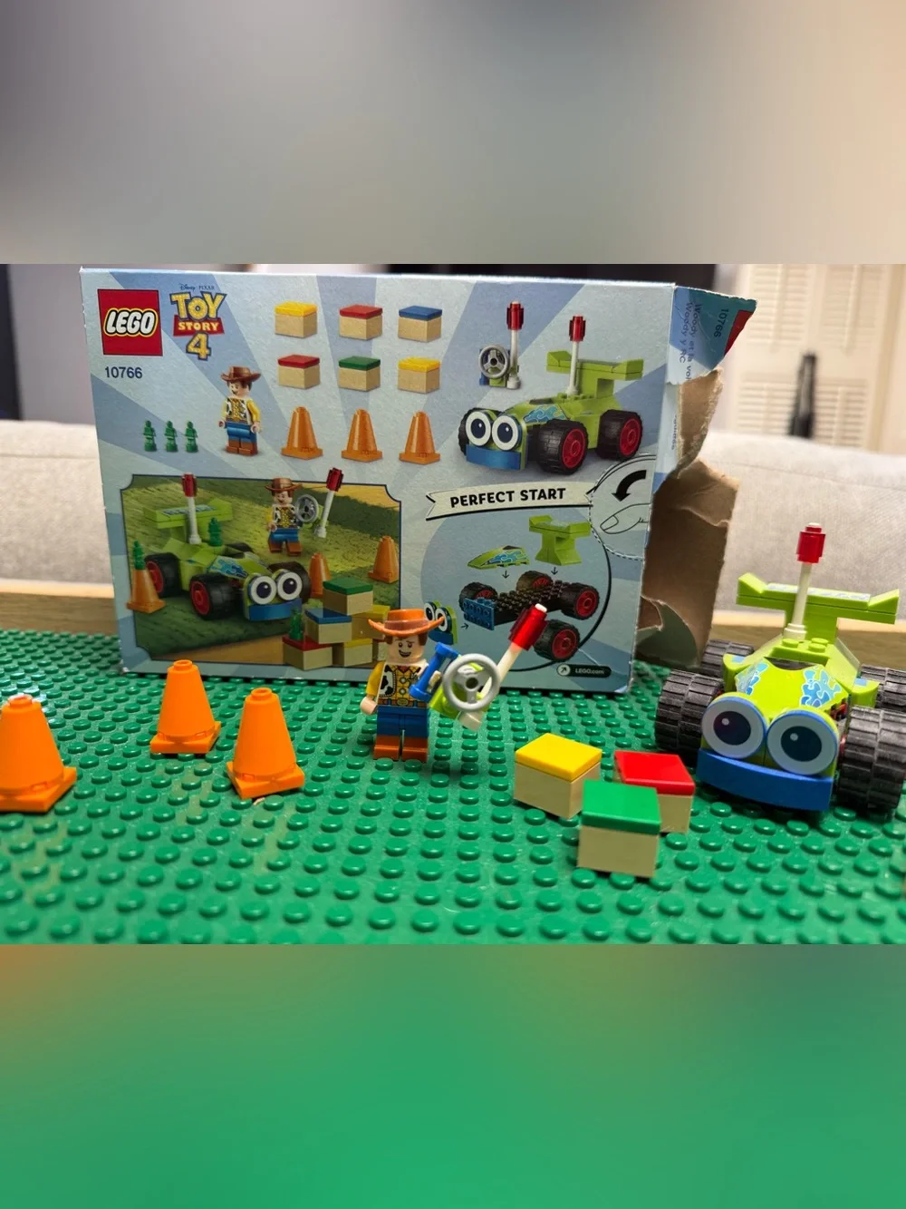 Complete LEGO Toy Story 4 Woody & RC #10766 set